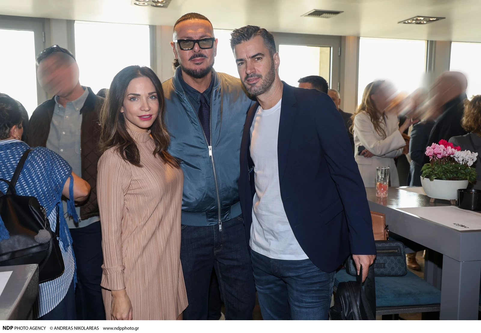 Κατερίνα Γερονικολού, Γιάννης Τσιμιτσέλης και Νίκος Βουρλιώτης στην παρουσίαση ταινιών της iconc films