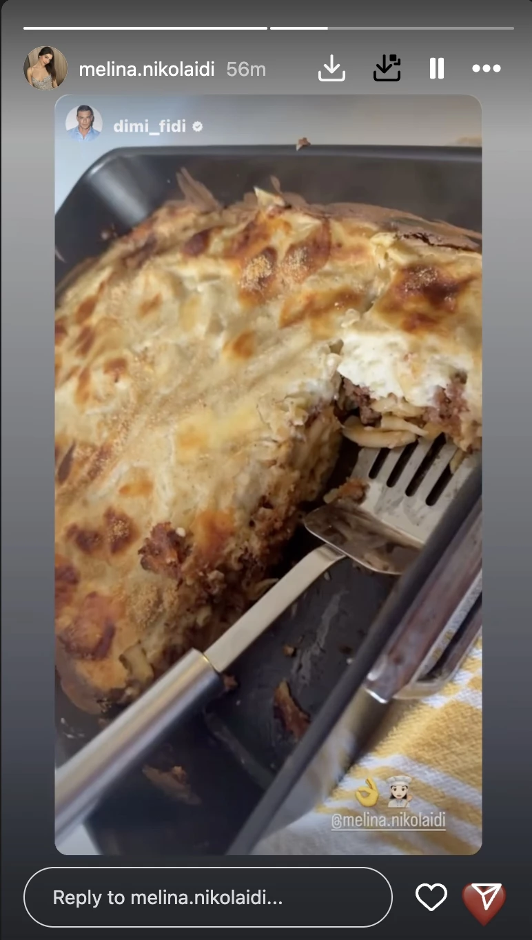 Η Μελίνα Νικολαΐδη έχει ταλέντο στη μαγειρική | Το μαμαδίστικο φαγητό που έφτιαξε στον Δημήτρη Φιντιρίκο