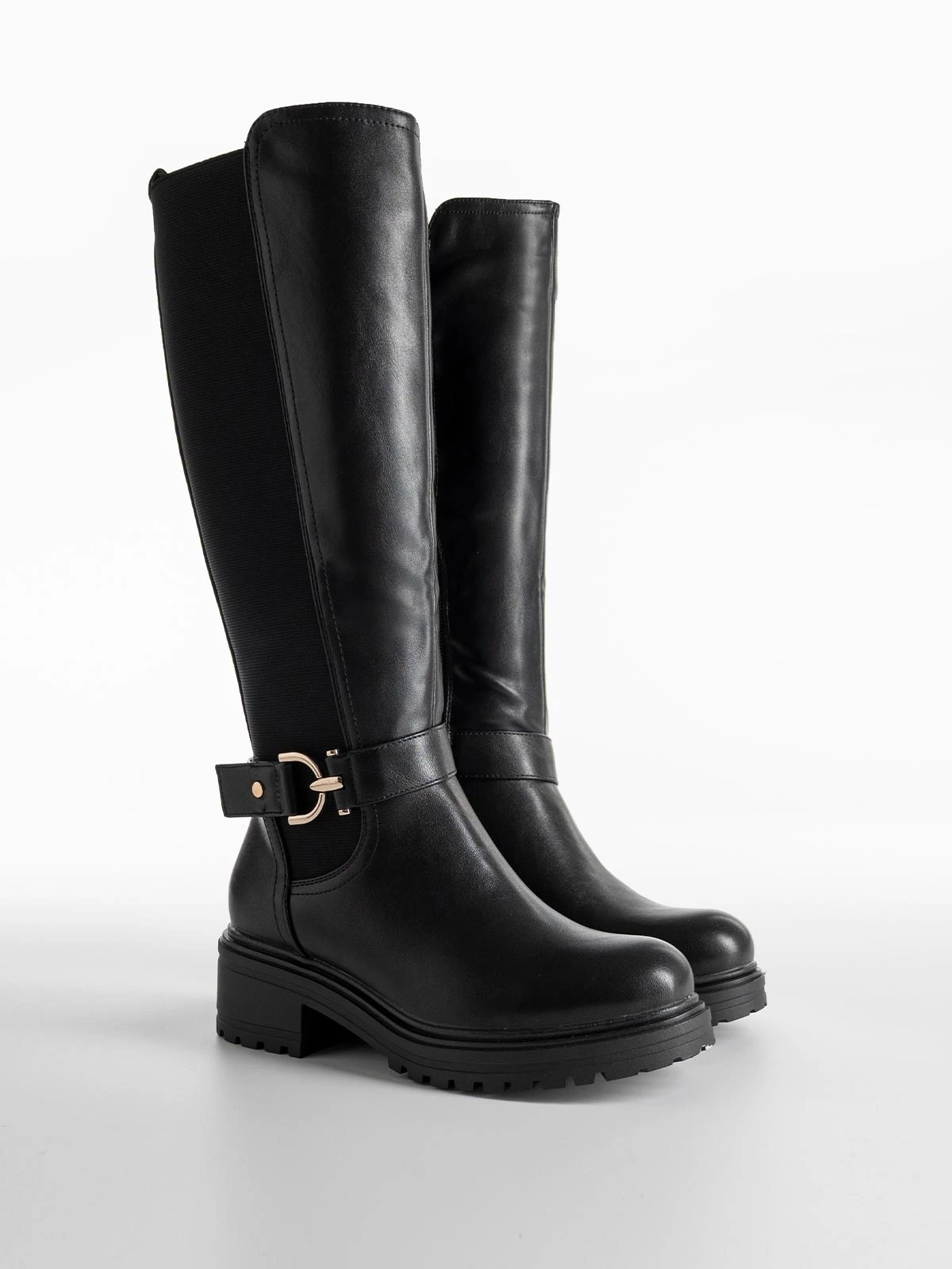 Μπότες με τρακετρωτή σόλα & λάστιχο, Bozikis.