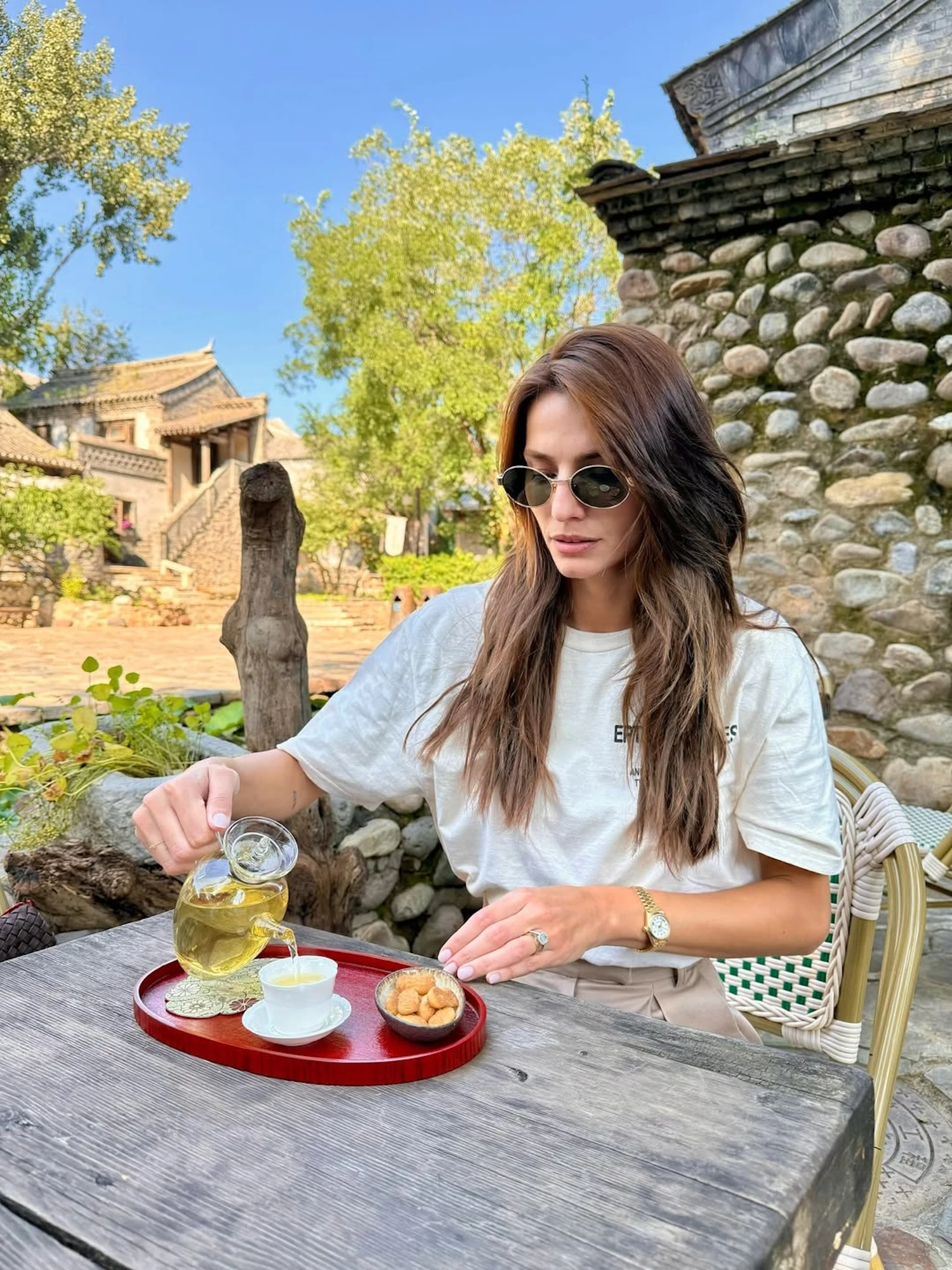 Tea time για την Ηλιάνα Παπαγεωργίου | Το διαφορετικό τελετουργικό που ακολούθησε στην Κίνα