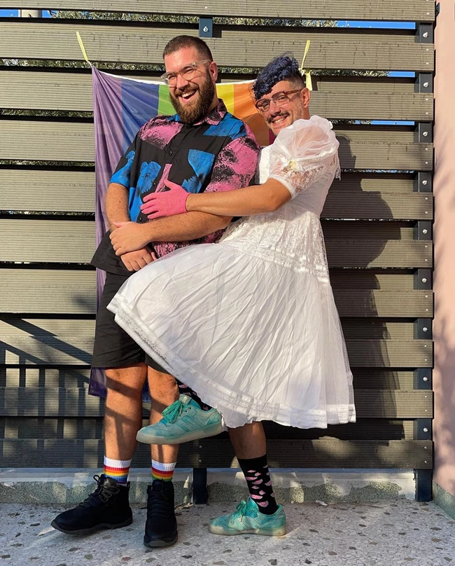 Ο Παύλος του Master Chef πήγε στο Athens Pride φορώντας νυφικό φόρεμα