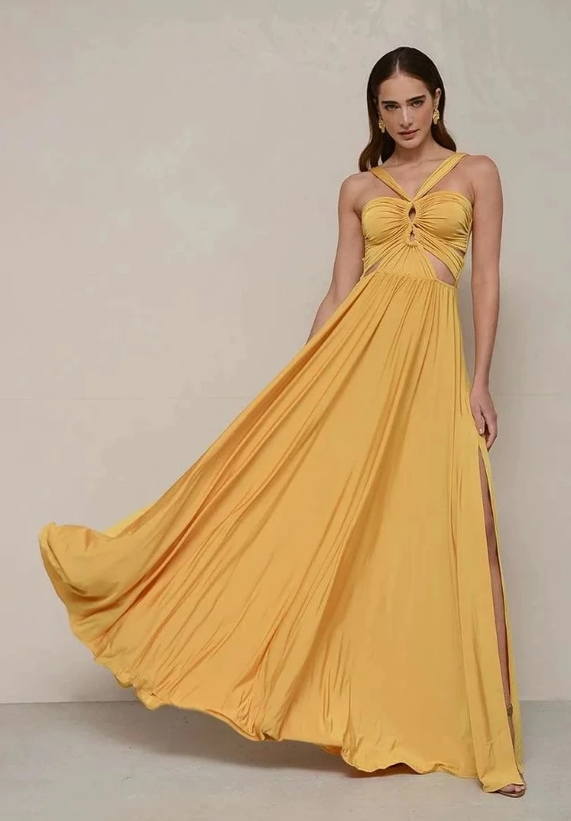 Rennes Yellow Dress Nash by Natasa Avloniti