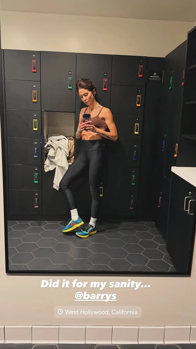 Η Σοφία Καρβέλα στην προπόνηση