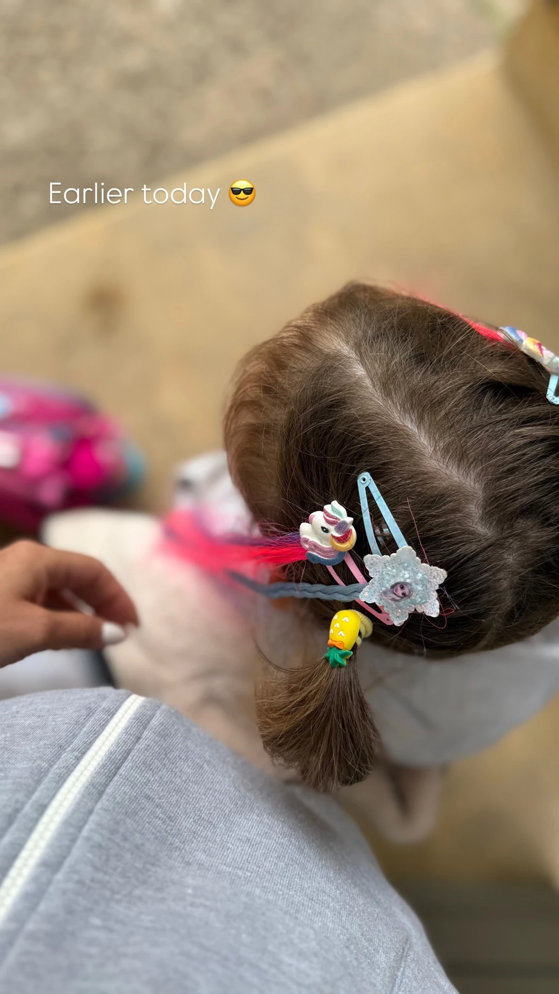 Αθηνά Οικονομάκου | Έκανε στην κόρη της, Σιέννα το πιο "παιχνιδιάρικο" χτένισμα που έχεις δει