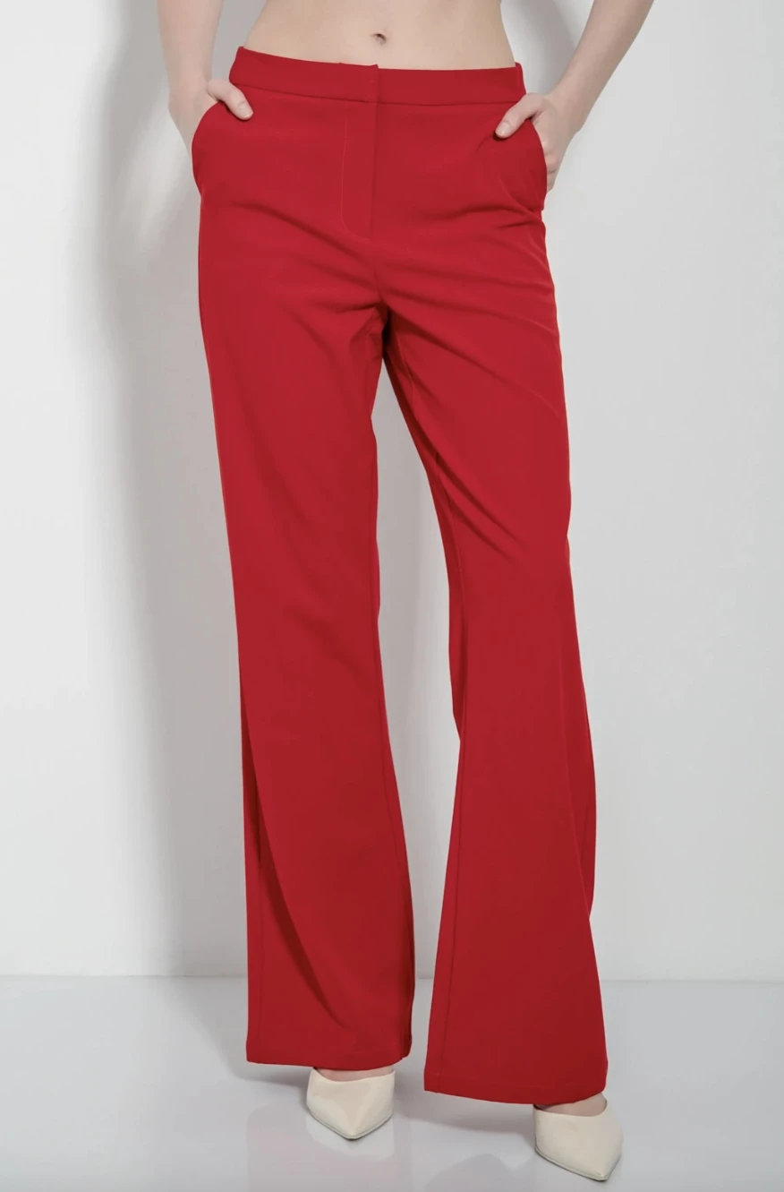 Straight leg παντελόνα Pink Woman