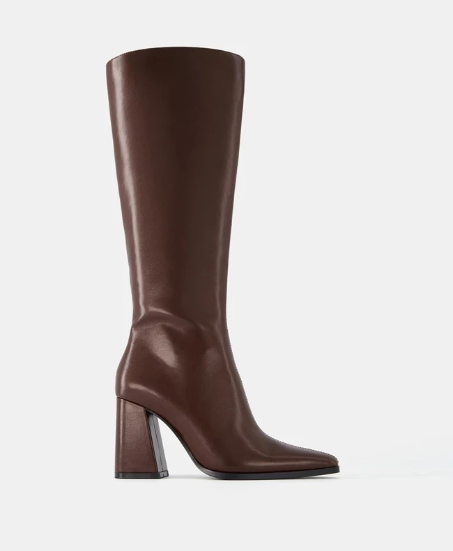 Μπότες με φαρδύ τακούνι, Bershka