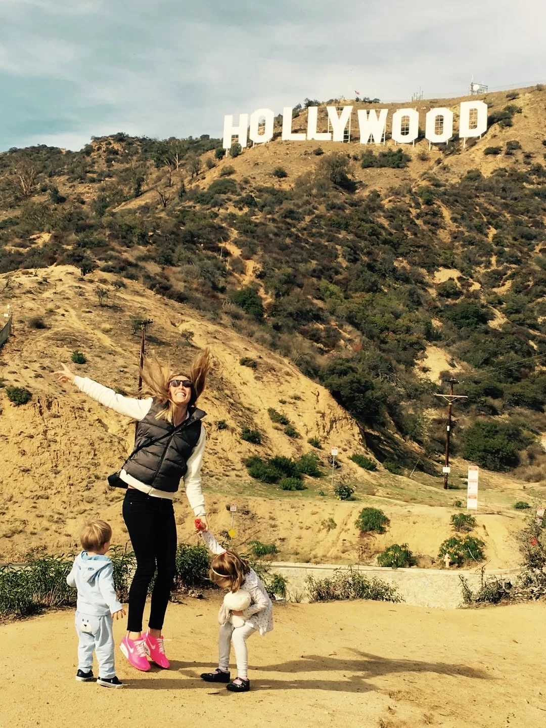 Μαριέττα Χρουσαλά | Στο Λος Άντζελες με την 4χρονη Μάργκω Πατίτσα