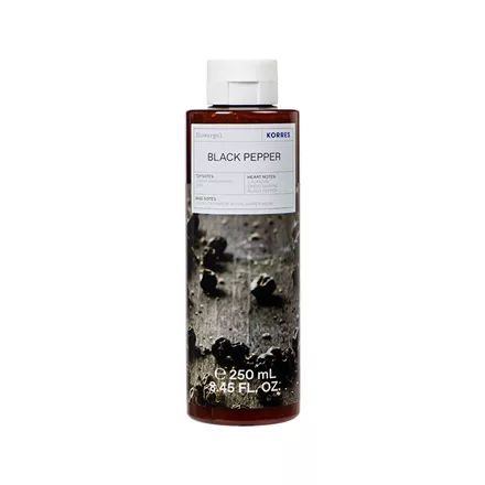 Αφρόλουτρο Black Pepper, KORRES (από 10€ στα φαρμακεία)