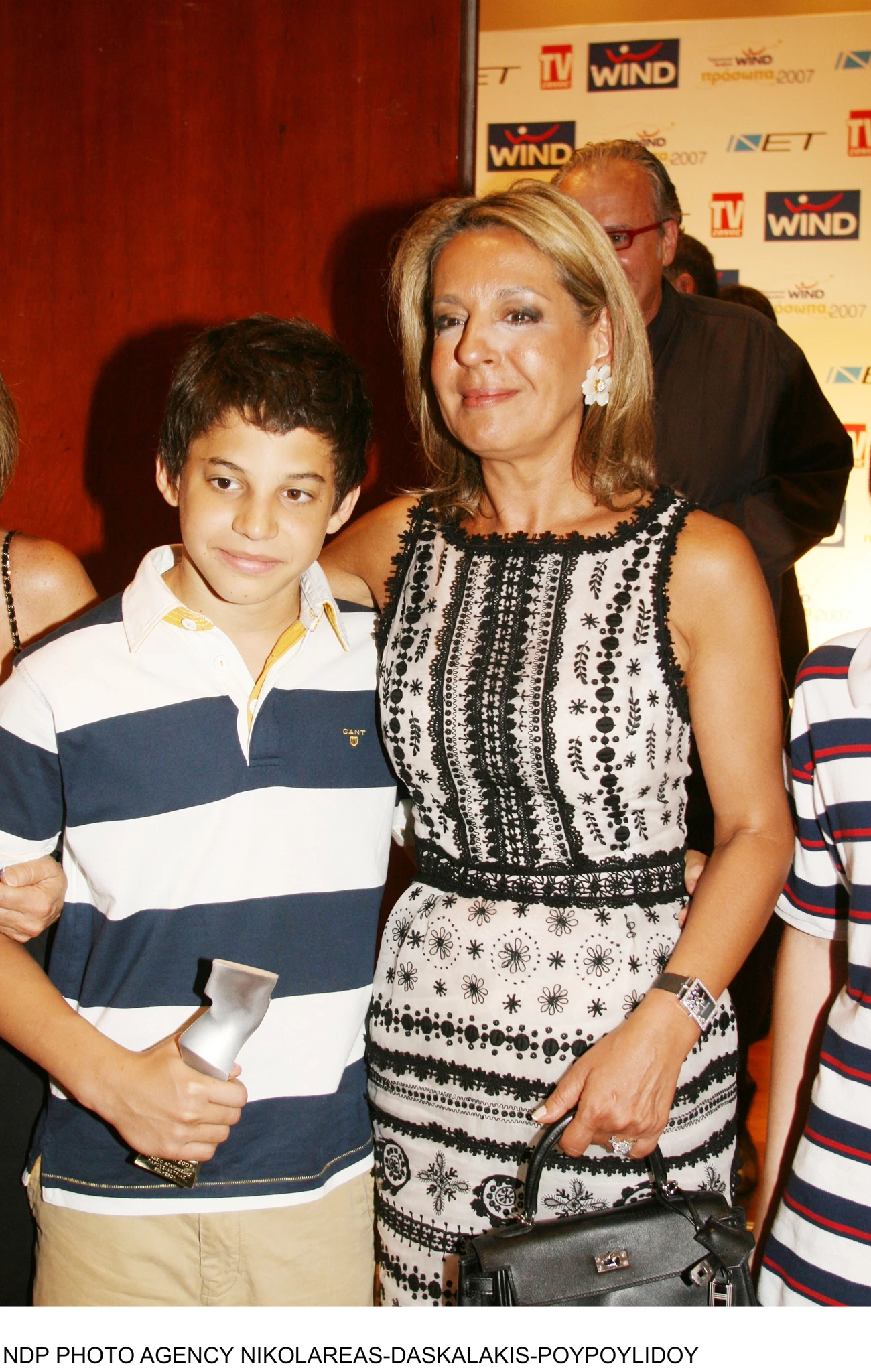 Η Όλγα Τρέμη με τον γιο της, Αλέξανδρο