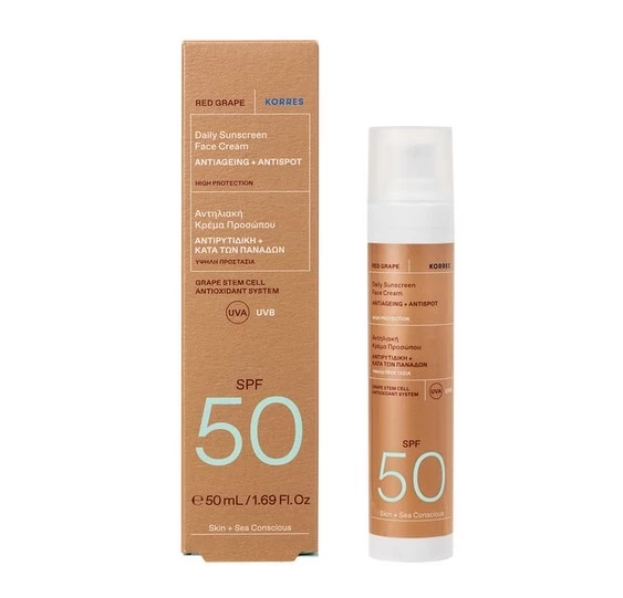 Korres Sunscreen Red Grape SPF50