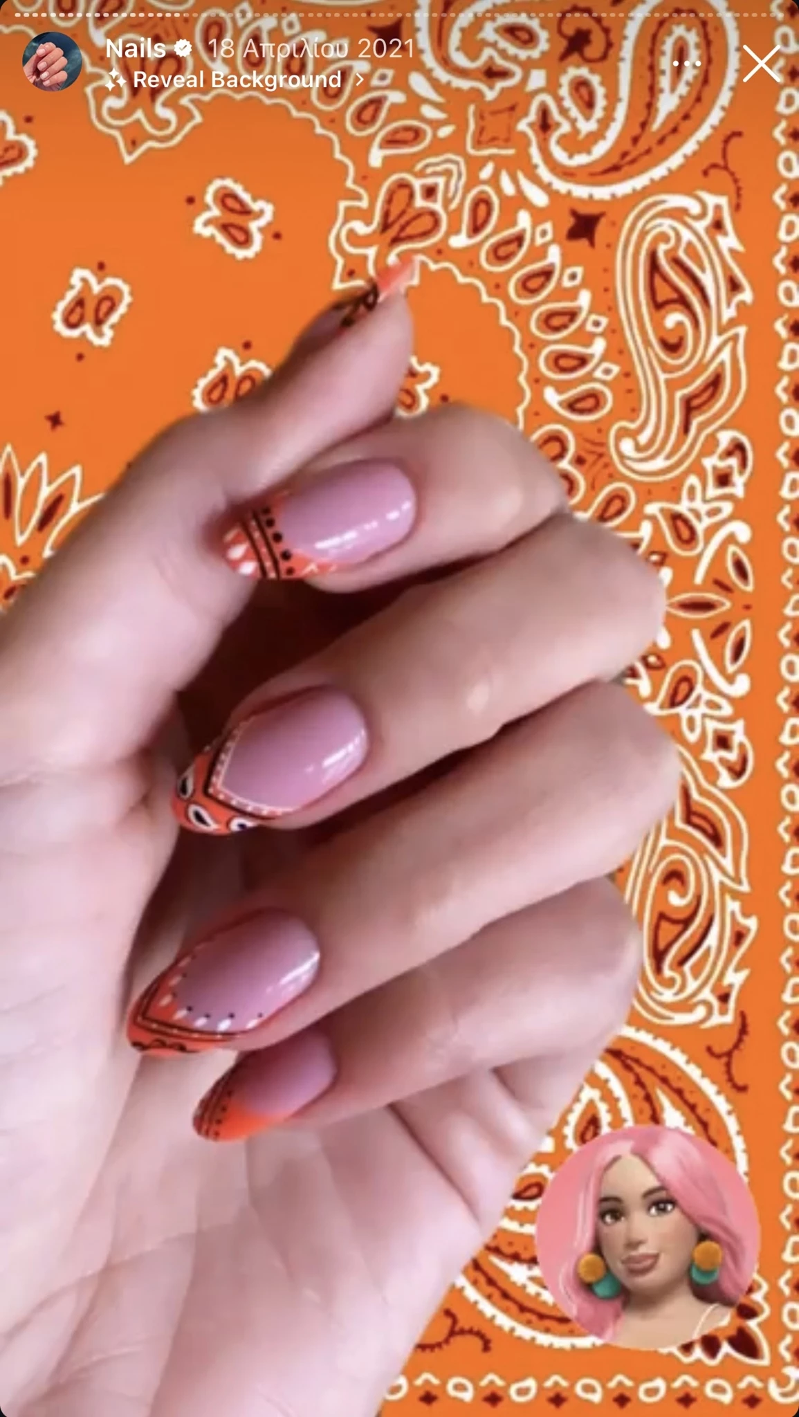 Bandana nails