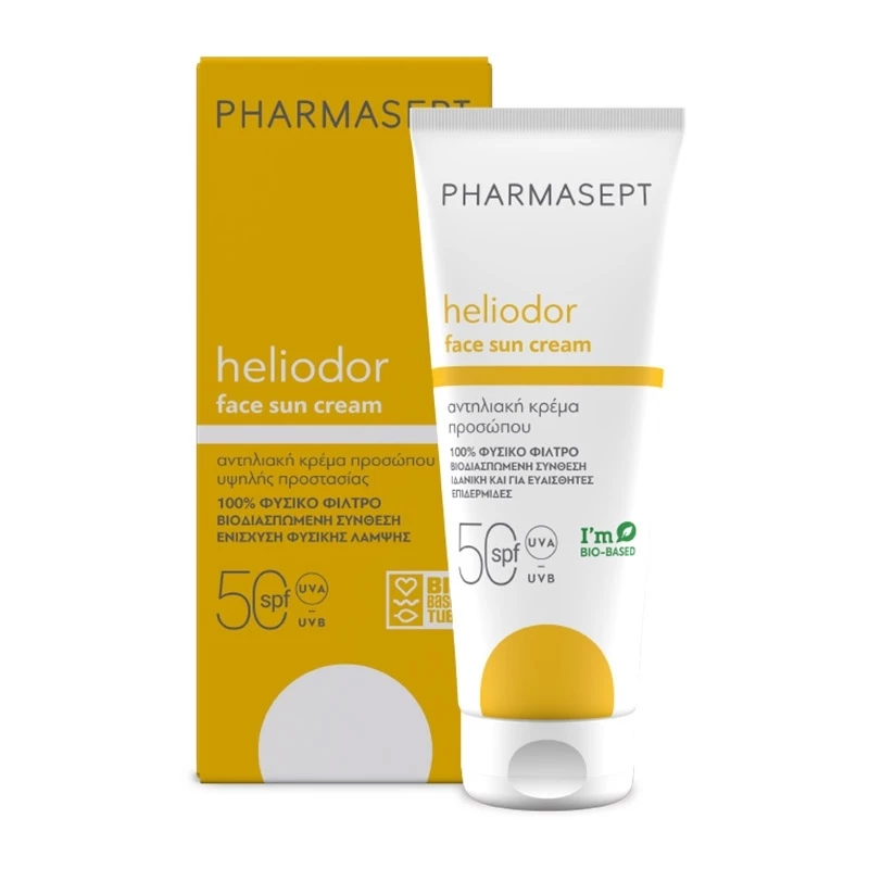 Heliodor Face Sun Cream SPF 50 της Pharmasept