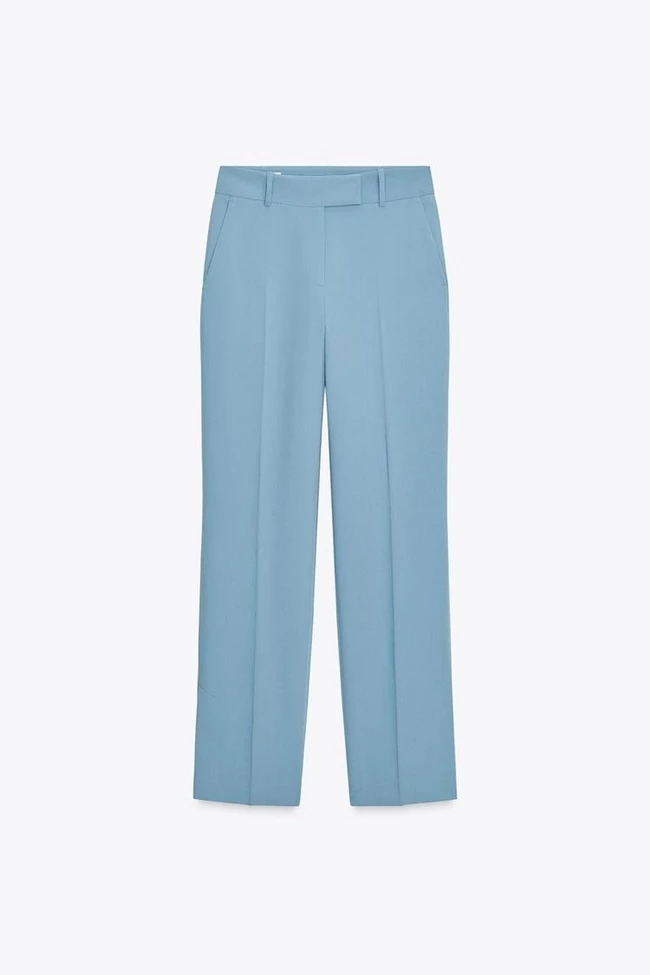 Ψηλόμεσο παντελόνι με μπροστινές τσέπες, Zara