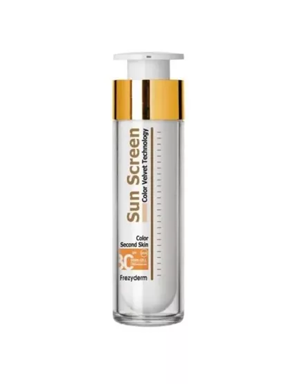 Sun Screen Color Velvet Face SPF30, Frezyderm (στα φαρμακεία)