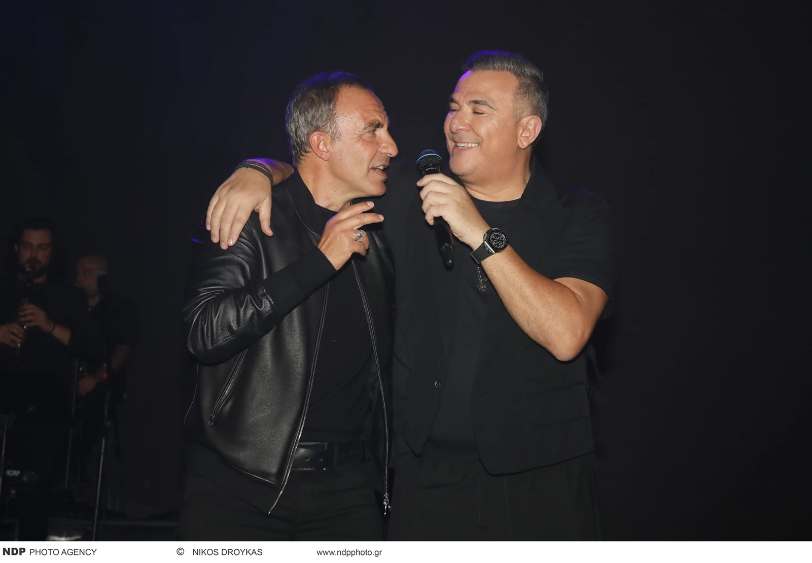 Ο Νίκος Αλιάγας με τον Αντώνη Ρέμο