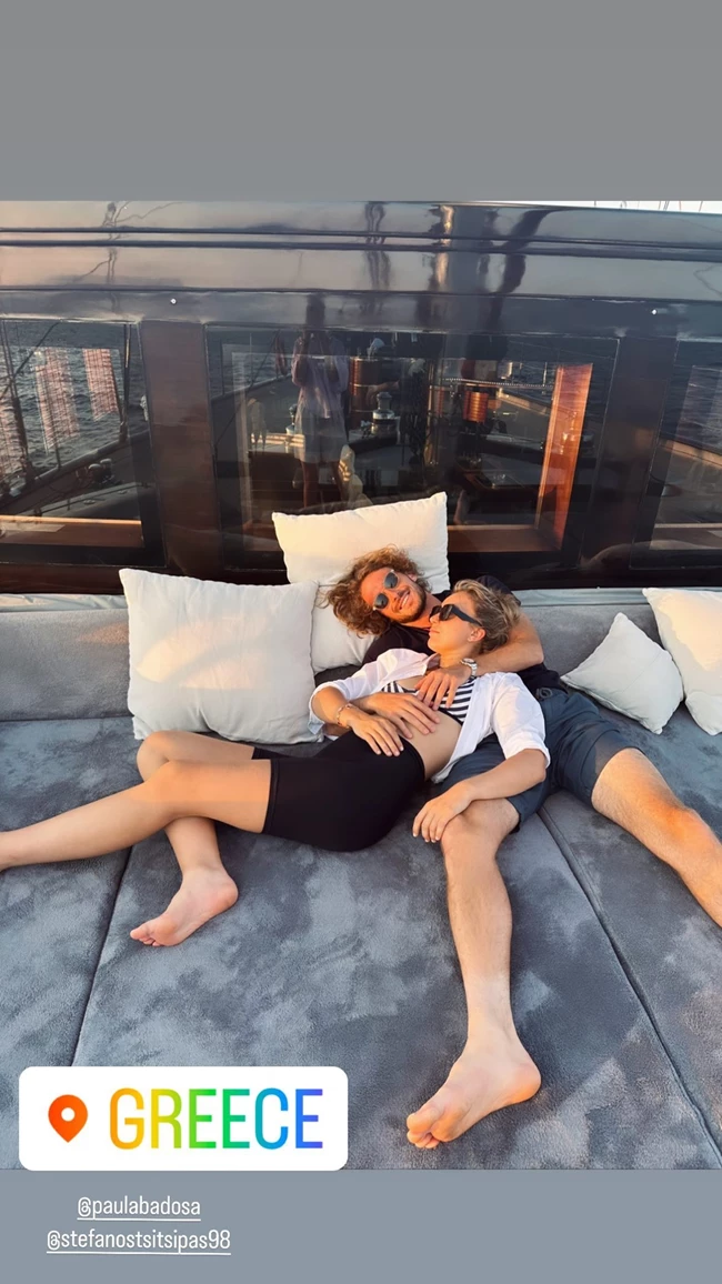 Ο Στέφανος Τσιτσιπάς και η Paula Badosa κάνουν διακοπές στην Ελλάδα και είναι πιο ερωτευμένοι από ποτέ