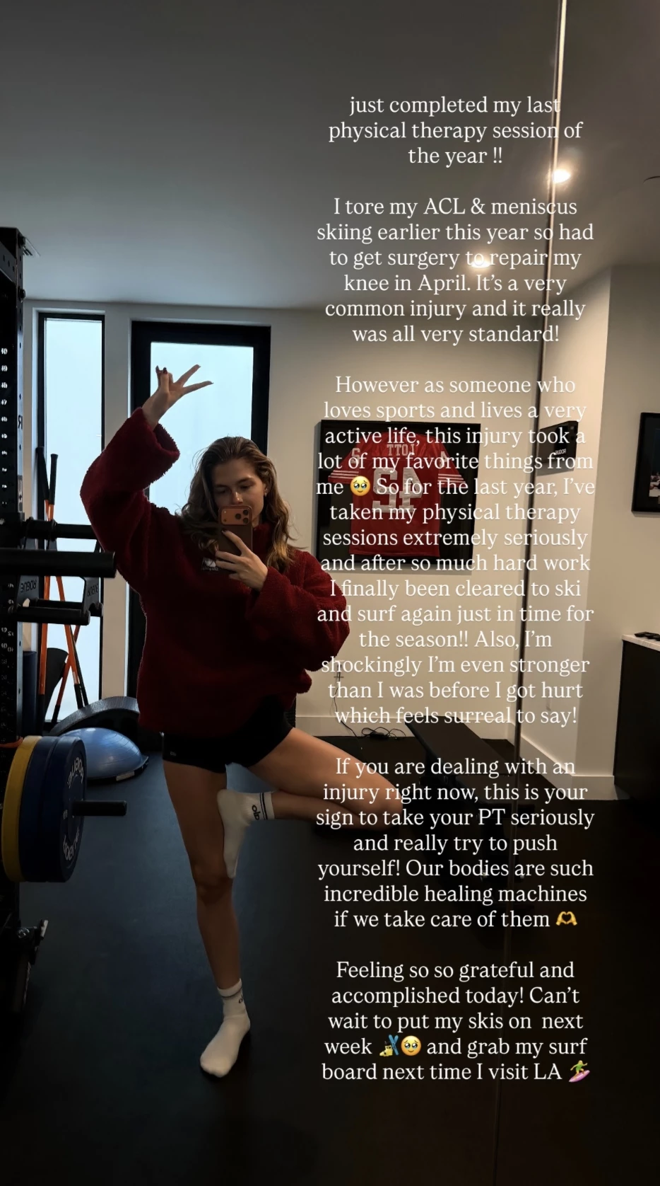 Το μήνυμα της Αμαλίας Κωστοπούλου μετά τον τραυματισμό της | "Είμαι ακόμα πιο δυνατή απ’ ό,τι ήμουν πριν"