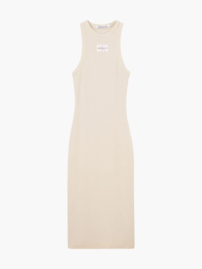 Bodycon φόρεμα με ριμπ ύφασμα, Calvin Klein.