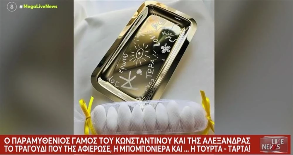μπομπονιέρα Αργυρού Νίκας