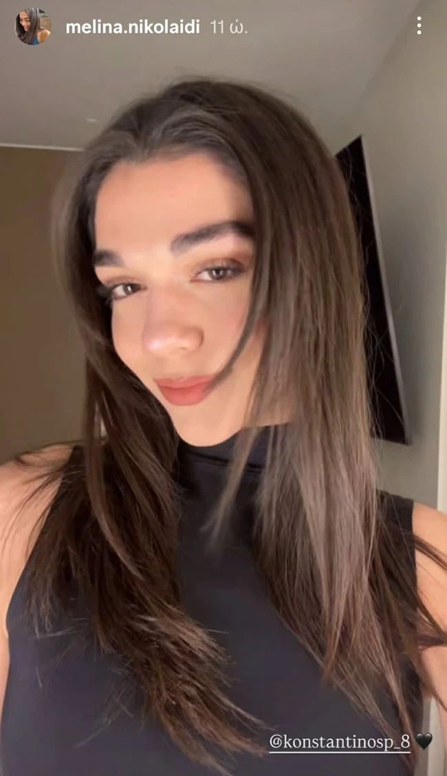 Μελίνα Νικολαΐδη μαλλιά