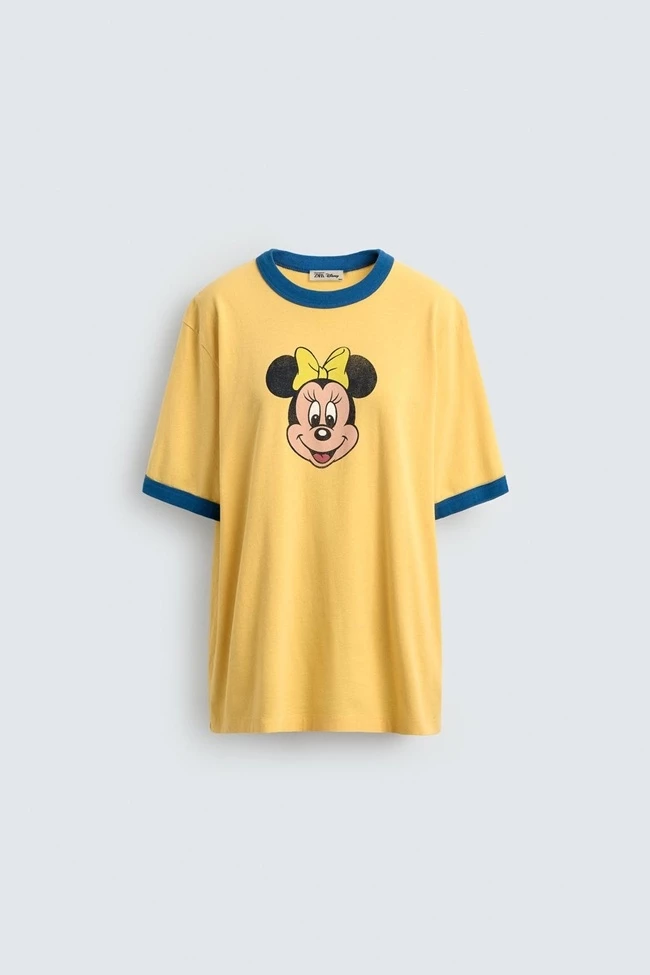Μπλούζα κίτρινη HARRY LAMBERT FOR ZARA X DISNEY, Zara