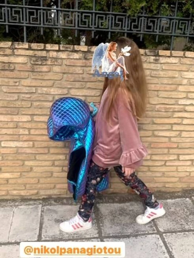 Μαριάννα Τουμασάτου - Αλέξανδρος Σταύρου | Σπάνια φωτογραφία της 10χρονης κόρης τους, Χρυσηίδας