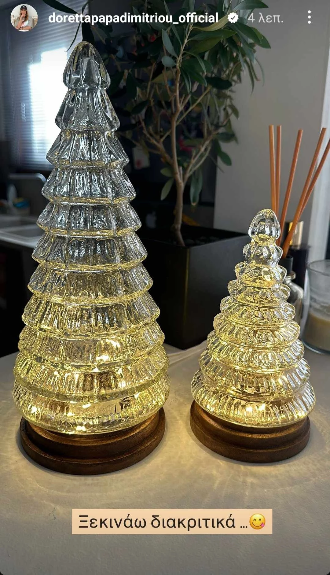 Η Ντορέττα Παπαδημήτριου στόλισε για Χριστούγεννα | Οι πρώτες εικόνες από το σπίτι της