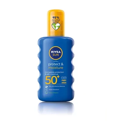 Sun Protect & Moisture Αντηλιακό Spray SPF50+, Nivea Sun