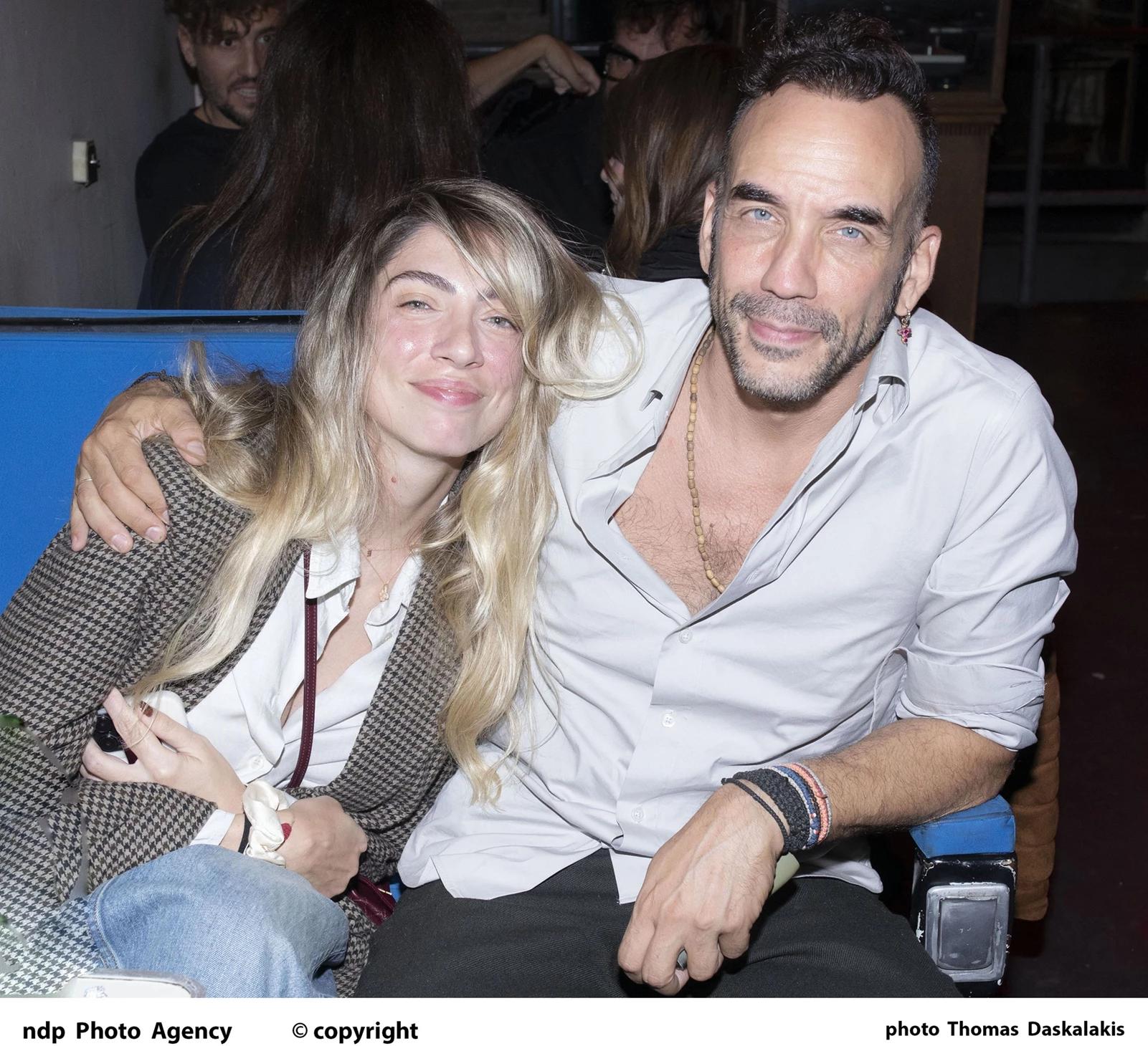 Η μαριλού Κόζαρη με τον Πάνο Μουζουράκη