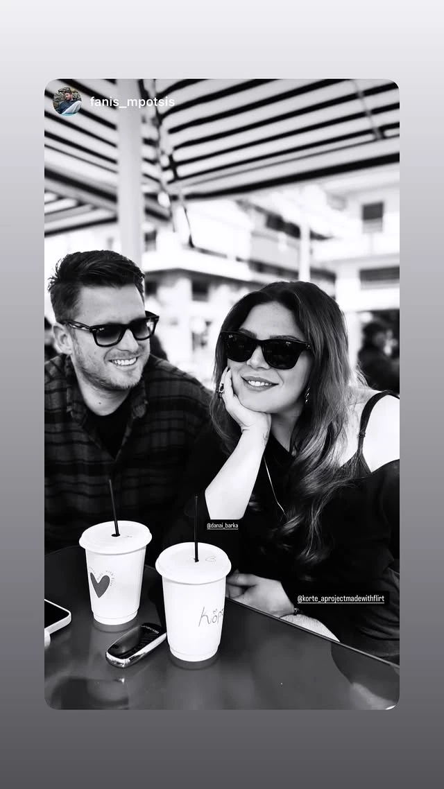 Η πρώτη κοινή φωτογραφία του Φάνη Μπότση με τη Δανάη Μπάρκα