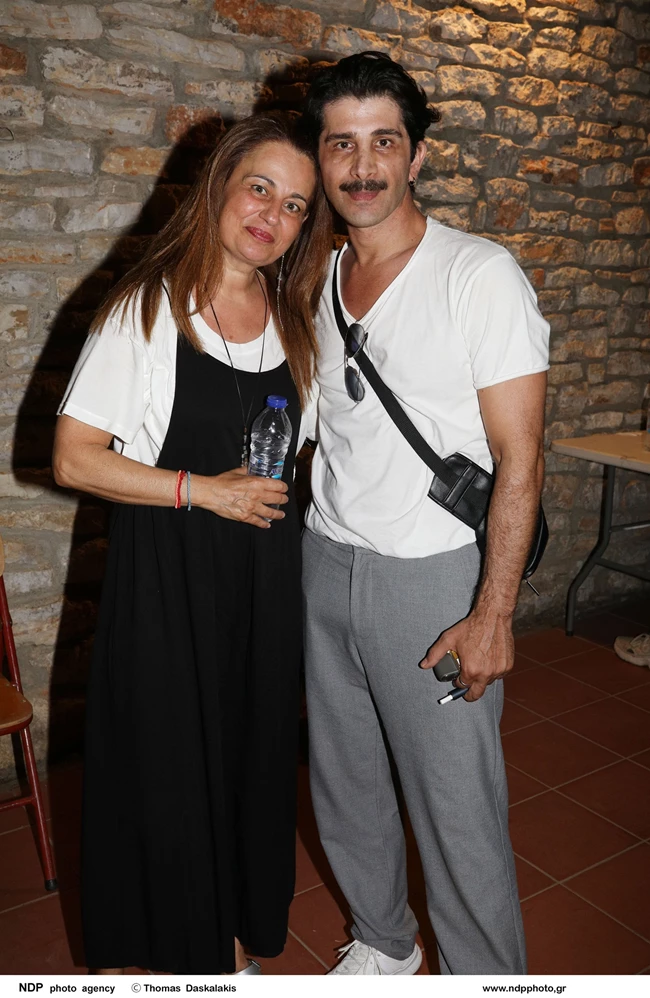 Ο Χρήστος Σπανός σε μία σπάνια δημόσια εμφάνιση με τη σύζυγό του, Μελίνα Παιονίδου