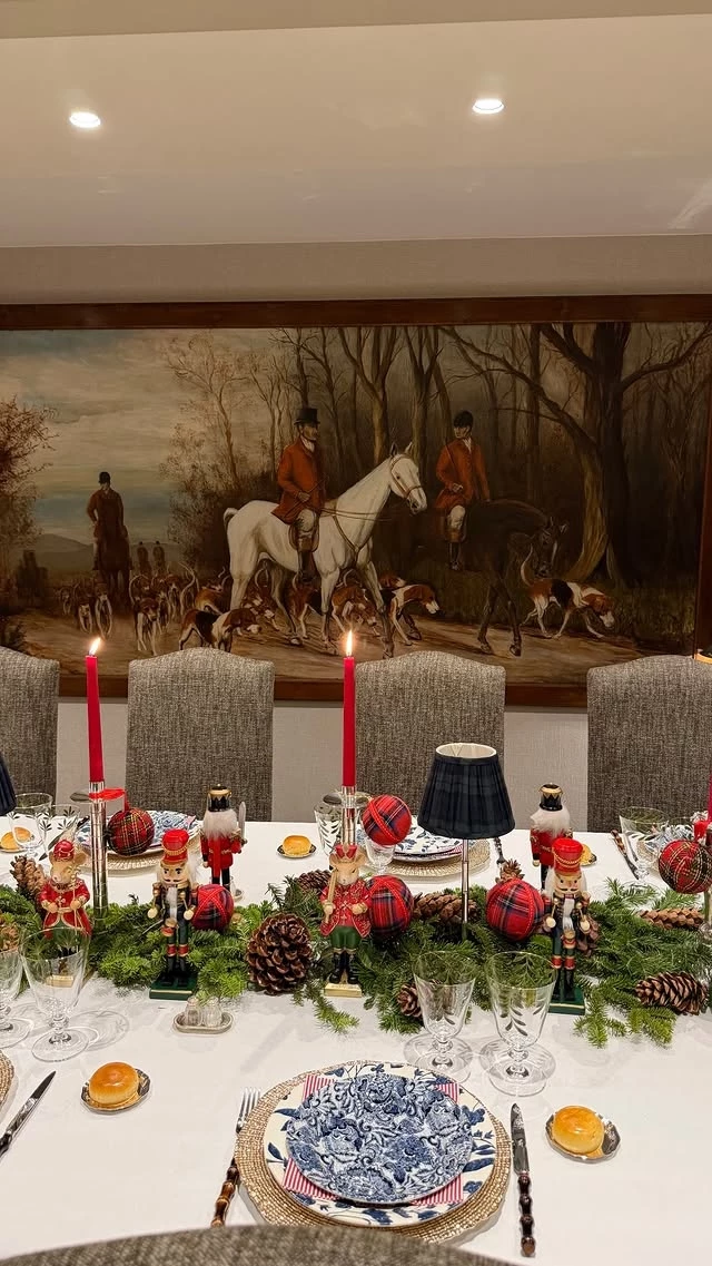 Η γιορτινή τραπεζαρία της Αλεξάνδρας Νίκα