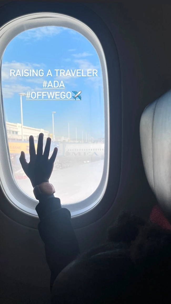 Χριστίνα Κοντοβά | Το νέο στιγμιότυπο της κόρη της μέσα από το αεροπλάνο