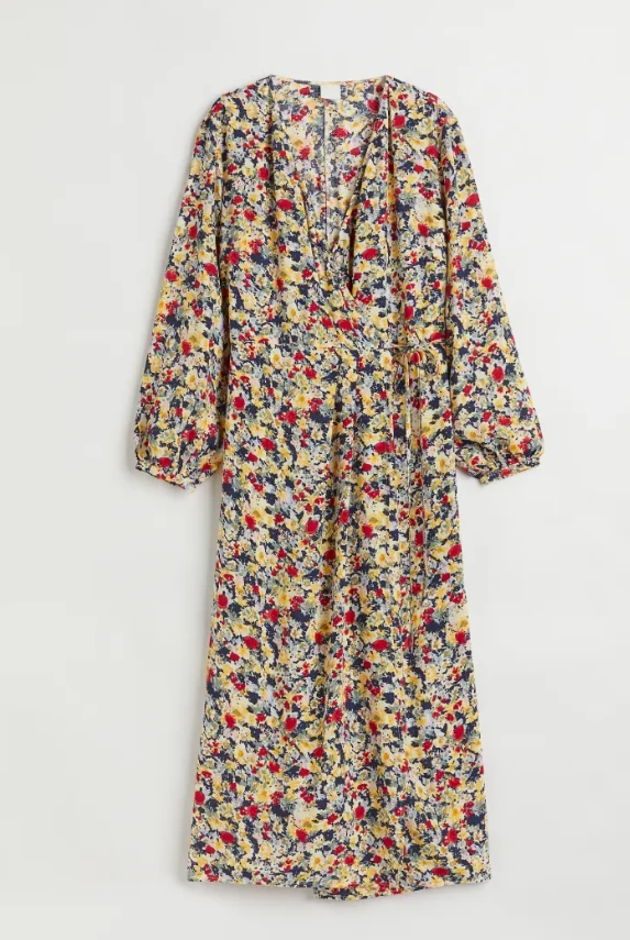 Κρουαζέ φόρεμα με μοτίβο H&M