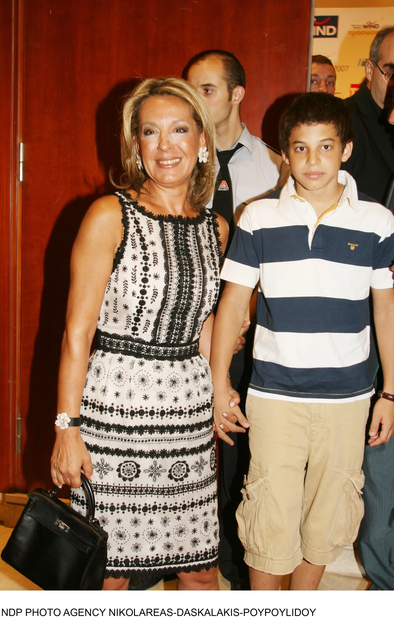 Η Όλγα Τρέμη με τον γιο της, Αλέξανδρο