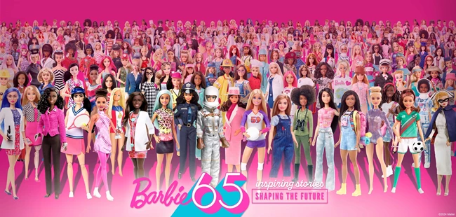 Η Barbie γίνεται 65 ετών και τιμάει τις γυναίκες - πρότυπα