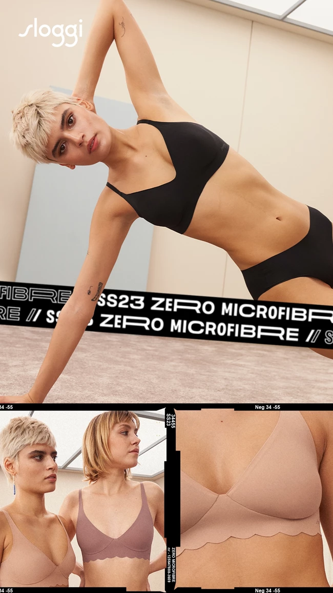 Οι συλλογές ZERO Microfibre και ZERO Modal της sloggi έρχονται ανανεωμένες για τη σεζόν Άνοιξη - Καλοκαίρι 2023