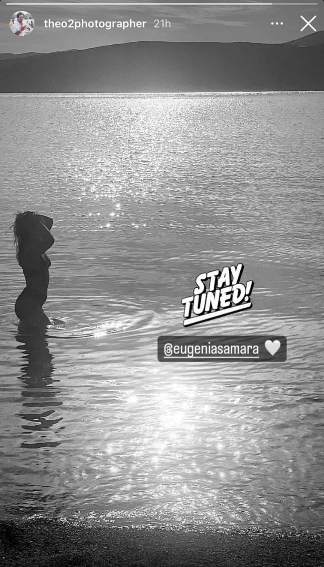 Ευγενία Σαμαρά | Ποζάρει με μαγιό στην πιο ατμοσφαιρική φωτογραφία της ημέρας