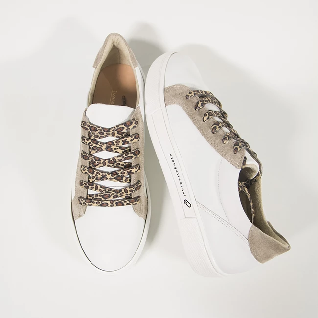 White / Puro sneakers, evangelia drosi.