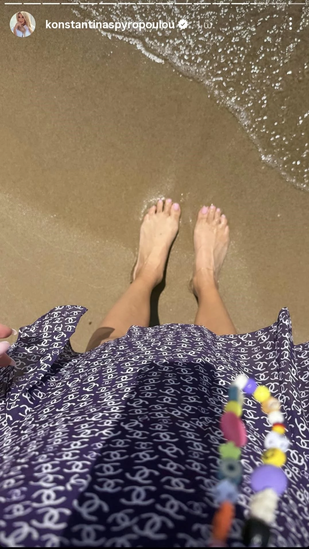 Η Κωνσταντίνα Σπυροπούλου στις πρώτες της βουτιές