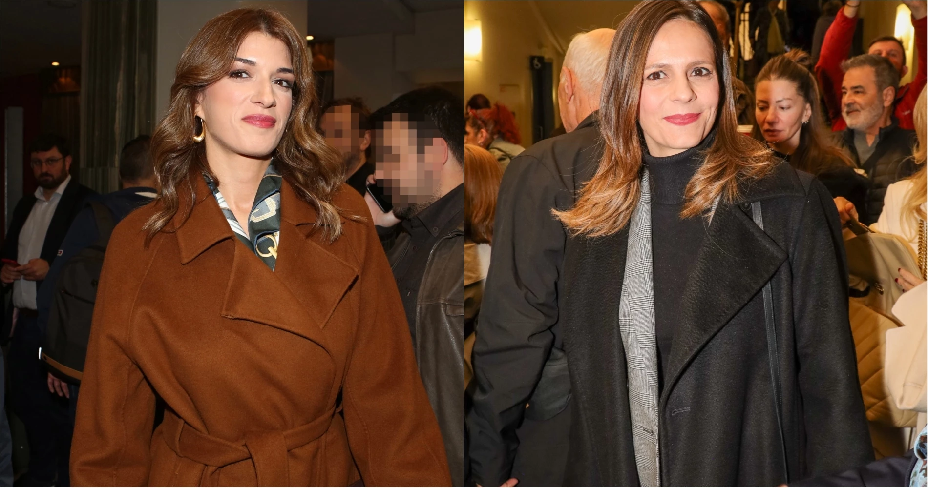 Έφη Αχτσιόγλου - Κατερίνα Νοτοπούλου | Τα διαχρονικά παλτό που φόρεσαν με επίκαιρο τρόπο στο Παλλάς