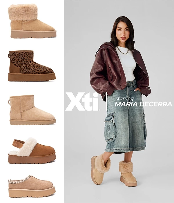 γούνινα μποτάκια Xti.