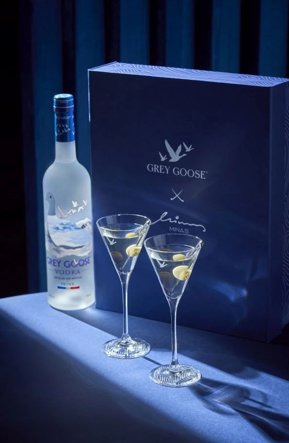 O διάσημος ελληνικός oίκος design MINAS και η γαλλική super premium vodka GREY GOOSE ενώνουν τις δυνάμεις τους