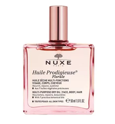 Ξηρό λάδι για το πρόσωπο, τα μαλλιά και το σώμα, Huile Prodigieuse Floral, Nuxe (19,44€)