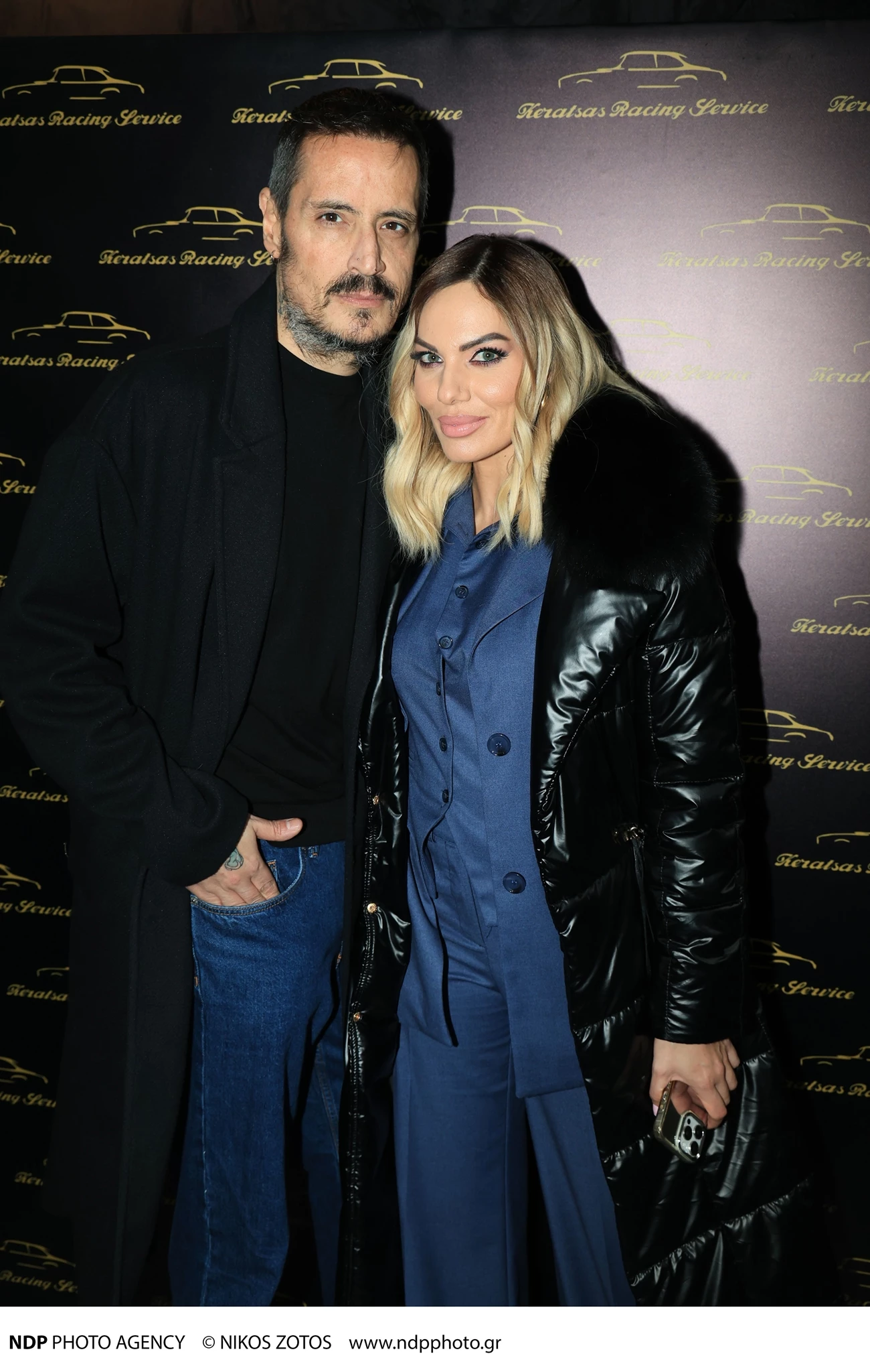 Ιωάννα Μαλέσκου και Νεκτάριος Σκαμνάκης σε κοσμικό event