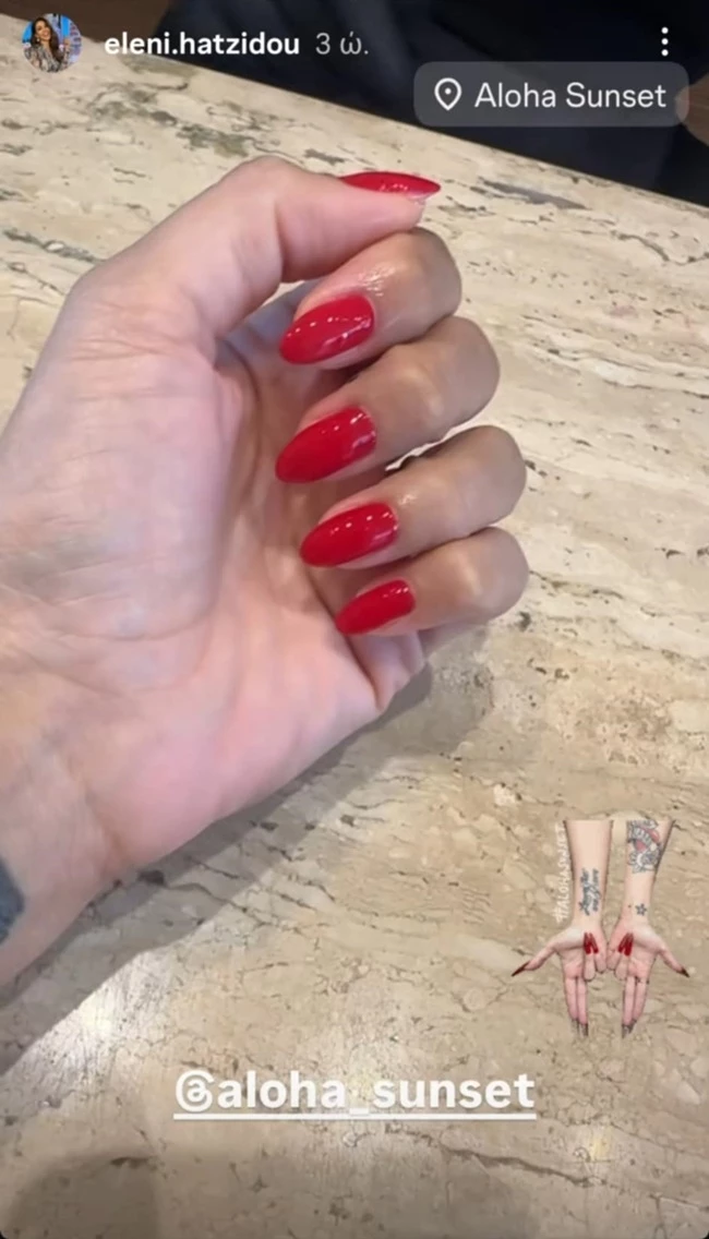 Η Ελένη Χατζίδου με picante nails, την πιο sexy τάση νυχιών του καλοκαιριού