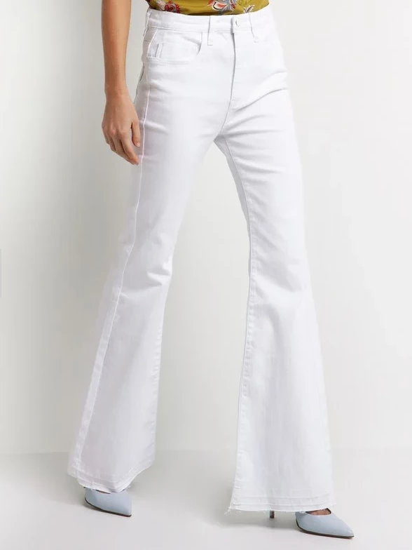 Ψηλόμεσο παντελόνι τζιν καμπάνα