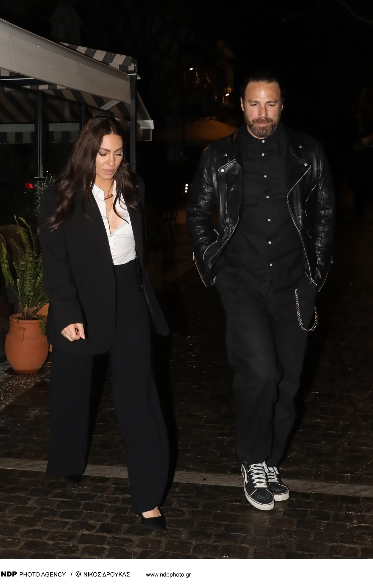 Η Ευρυδίκη Βαλαβάνη στην πρώτη δημόσια εμφάνισή με τον Γρηγόρη Μόργκαν