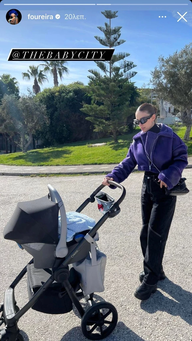 Ελένη Φουρέιρα | Η πρώτη βόλτα με τον νεογέννητο γιο της - Η πρώτη ολόσωμη φωτογραφία μετά τη γέννα
