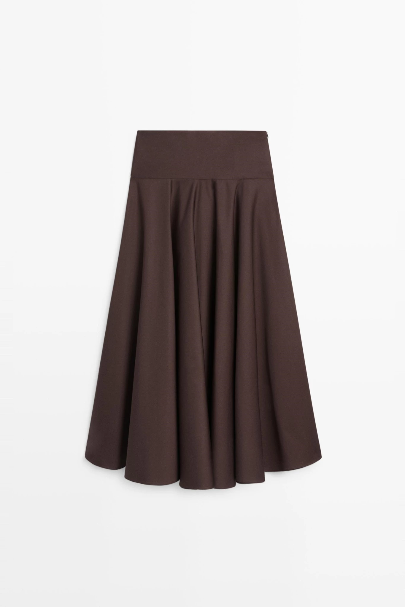 Η καφέ φούστα από τη Massimo Dutti που θα γίνει το νέο basic της φθινοπωρινής γκαρνταρόμπας